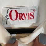 Orvis  White Northern Cardinal Bird Floral Button Down Shirt Women Sz 18 VTG Photo 6