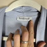 Kettlewell Sz S Long Open Front Wrap Cardigan Periwinkle Blue Photo 6