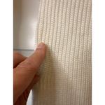 Anna October Ivory Wool Scarf Sweater XS Ribbed Knit Designer Pullover Photo 6