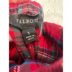 Talbots  NWT Women's solstice Red Plaid Cozy Pajama Set Long Sleeve Pants Size S Photo 5
