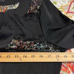 BCBGMAXAZRIA BCBGMAXAZARIA women’s size small black v-neck ERID blouse sheer crochet lace nwt Photo 6