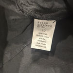 Frank & Eileen  Black Cropped Pants Cotton Blend Raw Hem High rise Wide Leg 10 Photo 3