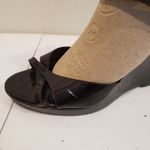 Enzo Angiolini Black Wedge Sandals Photo 7