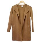 J.Crew Vanessa Sweater-Jacket Tan Camel Open Front Blazer Cardigan Size XXS Photo 2