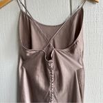 Victoria's Secret Victoria’s Secret 100% Silk Slip Dress Taupe Size M Photo 4