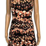 Worthington 2/$20  Sleeveless Black Pink Floral Shift Dress EUC Photo 0