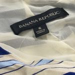 Banana Republic Size 6 Small S One Shoulder Blue Stripe Dress Cocktail Formal Photo 4