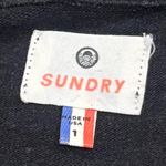 Sundry  Rise and Grind Grey Jersey Knit Comfort Crewneck Long Sleeve Coastal S Photo 4