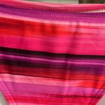 Maidenform  Swimsuit Pink Purple Striped Bikini Bottoms Womens Medium New Photo 7