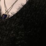 Love Tree Black Fuzzy Twist Back Sweater Photo 6