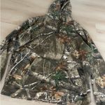 Camouflage Hooded Sweatshirt Green Size XL Photo 1