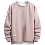 RomWe NWT Woman's Khaki Crew Neck White Trim Sweatshirt Size undefined Photo 0