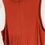 Free People Faye Keyhole Cut Out Ribbed Mock Neck Tank Size Medium Photo 4