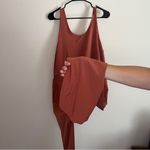 All In Motion  Orange Women Jumpsuit Size XL Pockets Elastic Waist Asymmetric Hem Photo 2