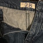 We The Free FP Blue Denim High-Waisted Skirt with Belt Size 28 Photo 2