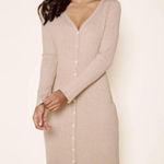 Bodycon Oatmeal Dress XS Photo 0