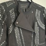 BCBGMAXAZRIA Jaison Sequin Moto Crop Jacket Photo 4