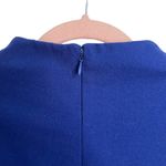 COS  Cobalt Blue Wool Blend Sheath Dress Photo 4