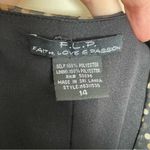 Vintage Midi Dress Polka Dots Stretchy Y2K Whimsigoth Grunge Fairygoth Fairy Black Size 14 Photo 11