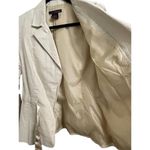 Willi Smith Khaki Linen Tie Waist Tailored Blazer 4 Photo 6