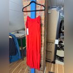 NWT Napean Sea Red Flirty Red Dress Size L Photo 2