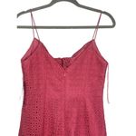 Aidan Mattox NWT  Aiden By Lace Maxi Dress Spaghetti Straps Keyhole Hi Low 4 Pink Photo 5