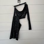 City Vibe  Women’s 3 One Shoulder Cutout Sequin Dress New Photo 3