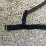 Hollister  black floral lace lined, padded bikini swimsuit top size medium Photo 2