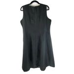 Roamans Set Outfit A Line Dress Jacket Sleeveless Scoop Neck Black Size 18W Photo 3