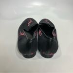 Zalo Anthropologie black pink flamingo flats women’s size 9 artistic indie Photo 3