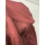 Vera Wang Simply Vera Top Women's Size XL Velvet Mauve Textured Career Sweatshirt Comfort Photo 8