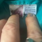 Cowgirl Up Teal Quilted Puffer Vest with rhinestones front pockets Blue Size M Photo 5