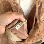 For Love & Lemons All That Glitters Star Sheer Tulle Mini Dress M Tan Cream Photo 7