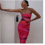 House Of CB  ‘Sasha’ Multicolor Strapless bodycon‎ Dress NWOT size XL Photo 1
