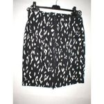 Rachel Zoe New Womens Skirt White Black Front Zipper 10 NWT $245 Winona Pencil Photo 2