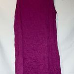 Pleats Collection Magenta Sleeveless Top Small Photo 4