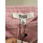 BB Dakota by Steve Madden NWT Bouclé Up Tweed Bustier Corset Crop Top Pink L Size L Photo 7