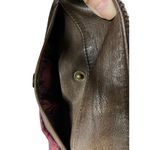 Wild Cats Pelsnoer Denmark Women Brown Leather Plaid Lining Hooded Jacket Coat L Size L Photo 15