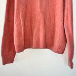 & Other Stories Long Sleeve Crew Neck Pullover Wool Blend Sweater in Peachy Photo 3