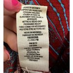 Free People Walking On A Dream Keyhole Pullover Tunic Red Blue Small Boho Hippie Photo 7