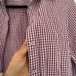 Brooks Brothers  maroon Gingham Shirt Photo 1