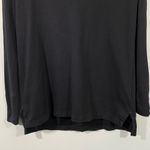 James Perse Standard  Women's Black Shawl Collar Pullover Top Size 1 Photo 2