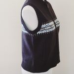 Woolrich  heather brown fair isle  vest size small Photo 2