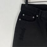 CARMAR Emilia High Rise Black Denim Distressed Ripped Cutoff Cropped Jeans 27 Photo 6
