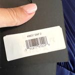 Mac Duggal  Satin Surplice V-Neck Sleeveless Flowy Pleated Midi Dress Size 2 UB Photo 6