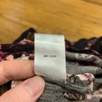 Daniel Rainn  Floral Blouse Womens Size XXL Crochet Trim 3/4‎ Sleeve Top Black Photo 5