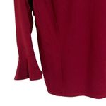 Talbots 𝅺 Maroon / Burgundy Long‎ Sleeve Tunic - Medium Photo 3
