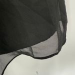 Azazie  Tayla Dress Size 14 Bridesmaid Black Chiffon V-Back Side Boning Wedding Photo 13