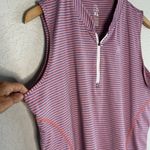 Rhoback New Destination Polo Shirt Top Activewear Golf 1/4 Zip Stretch Size XL Pink Photo 4