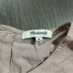 Madewell  Button-Back Tie Short Sleeve Tee in Stripe Size‎ M Photo 6